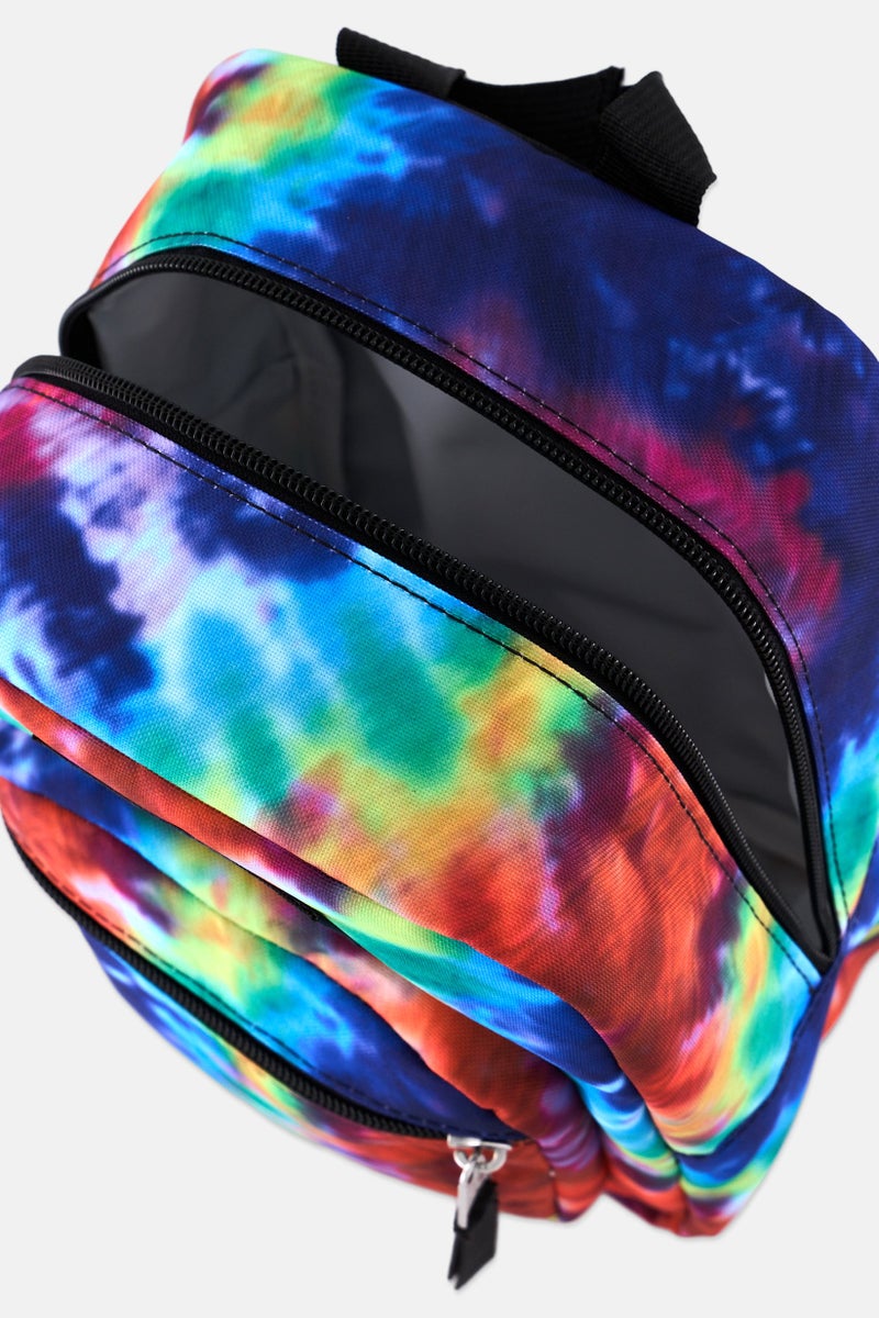 JANSPORT حقيبة غسيل بتصميم تداخل الألوان للرجال 25 سم ارتفاع × 18 سم طول × 12 سم عرض، مجموعة حمراء - Image 3